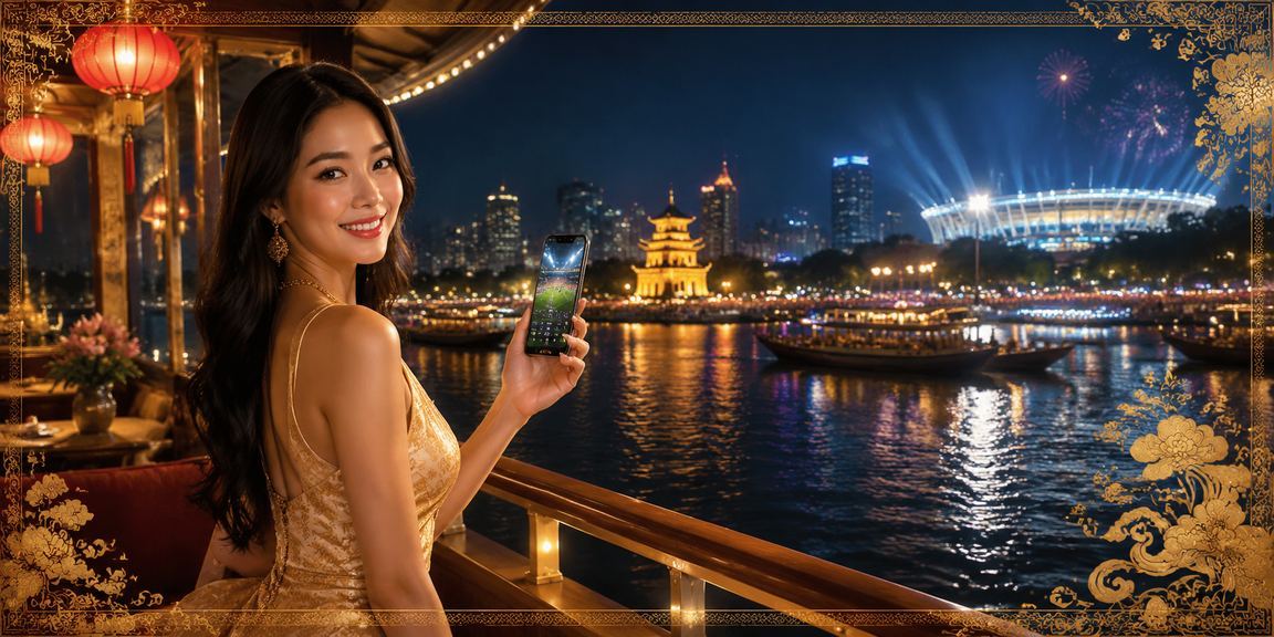 Người chơi tại chợ đêm Hà Nội tham gia xổ số trực tuyến trên điện thoại