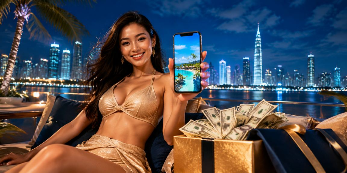 Cô gái Sài Gòn chơi mobile casino trên điện thoại tại nhà