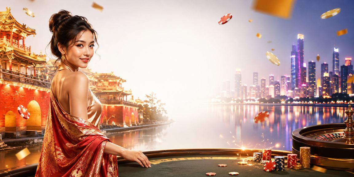 Người phụ nữ Huế vui vẻ tham gia xổ số trực tuyến trong không gian thư giãn