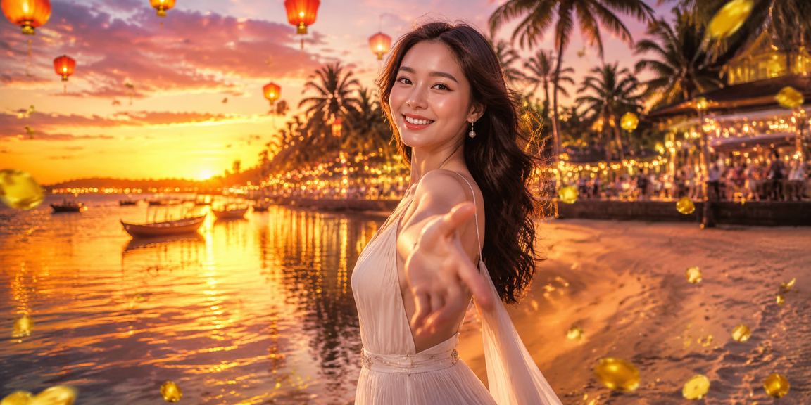 Người dùng đặt cược và trải nghiệm casino tại bãi biển Phú Quốc